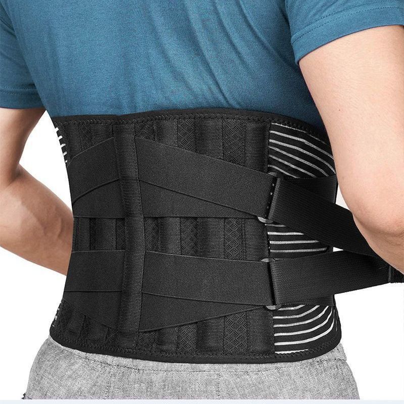 Lumbar Support Belt Waist Brace for Men Women Lower Back Pain Relief