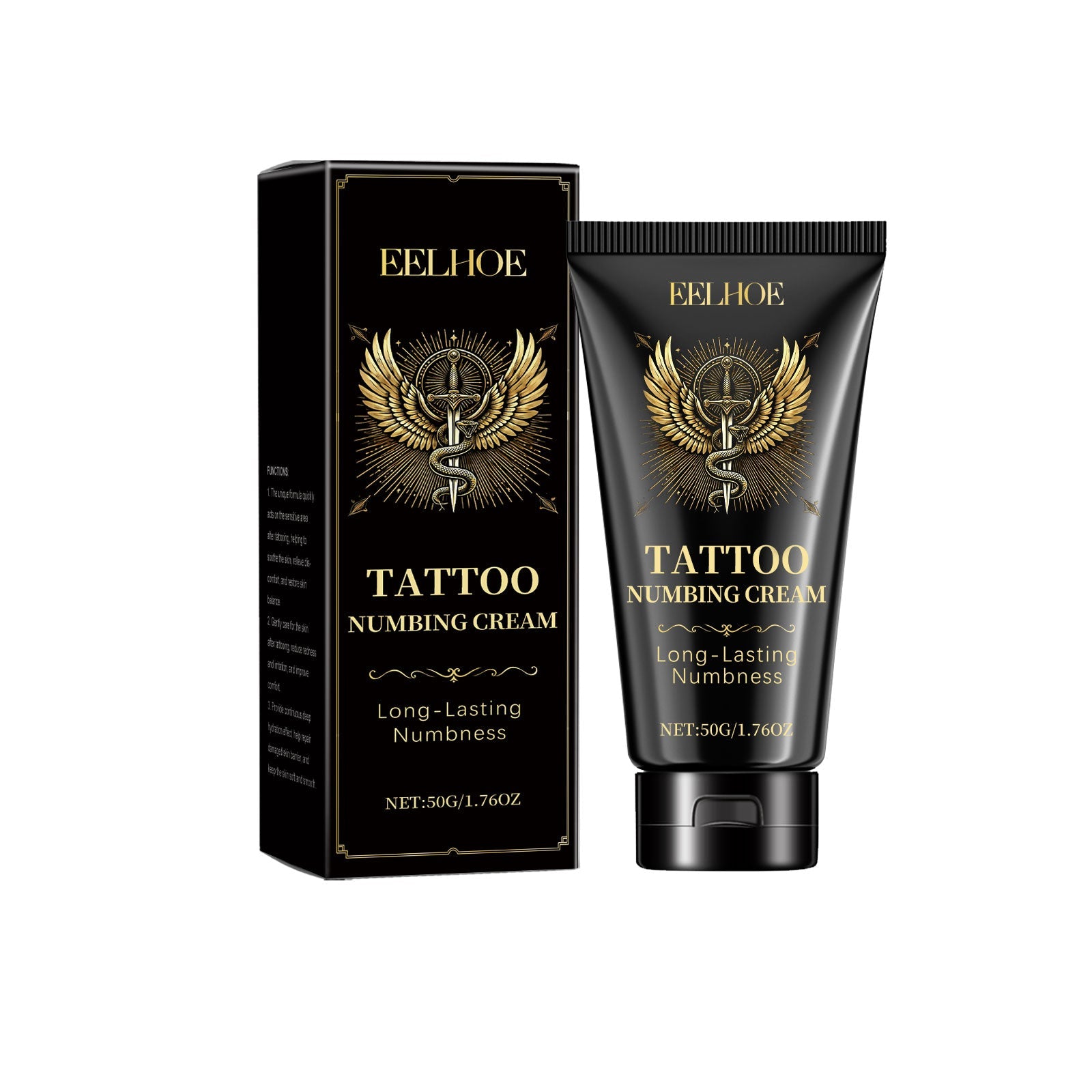 Body Care Cream, Lock in Moisture, Gentle Tattoo Relief, Soothes & Hydrates ,50g