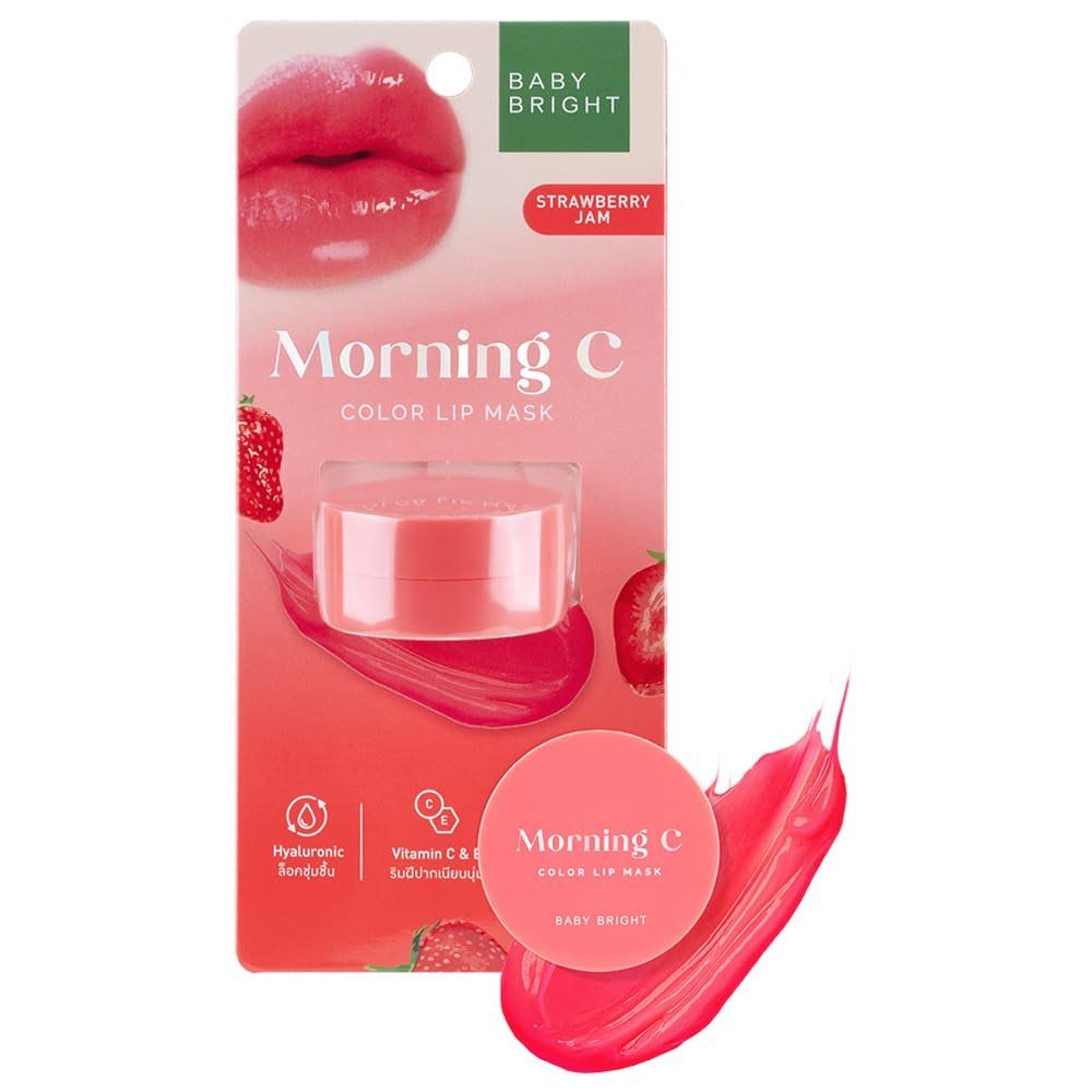 قناع الشفاه Morning C Color Lip Mask 3.8g Baby Bright (M) Strawberry Jam