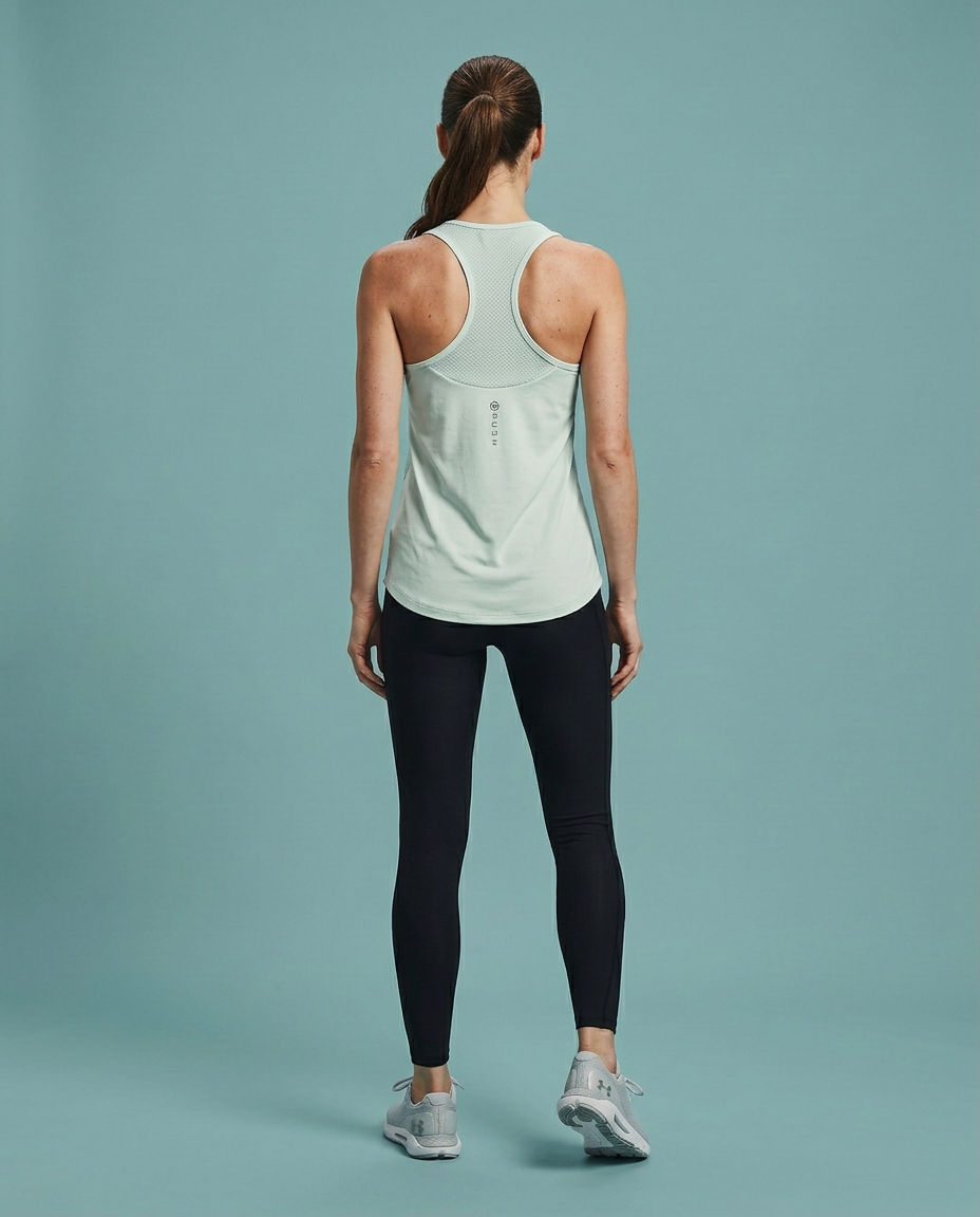 Under Armour White & Light Blue T-Shirt