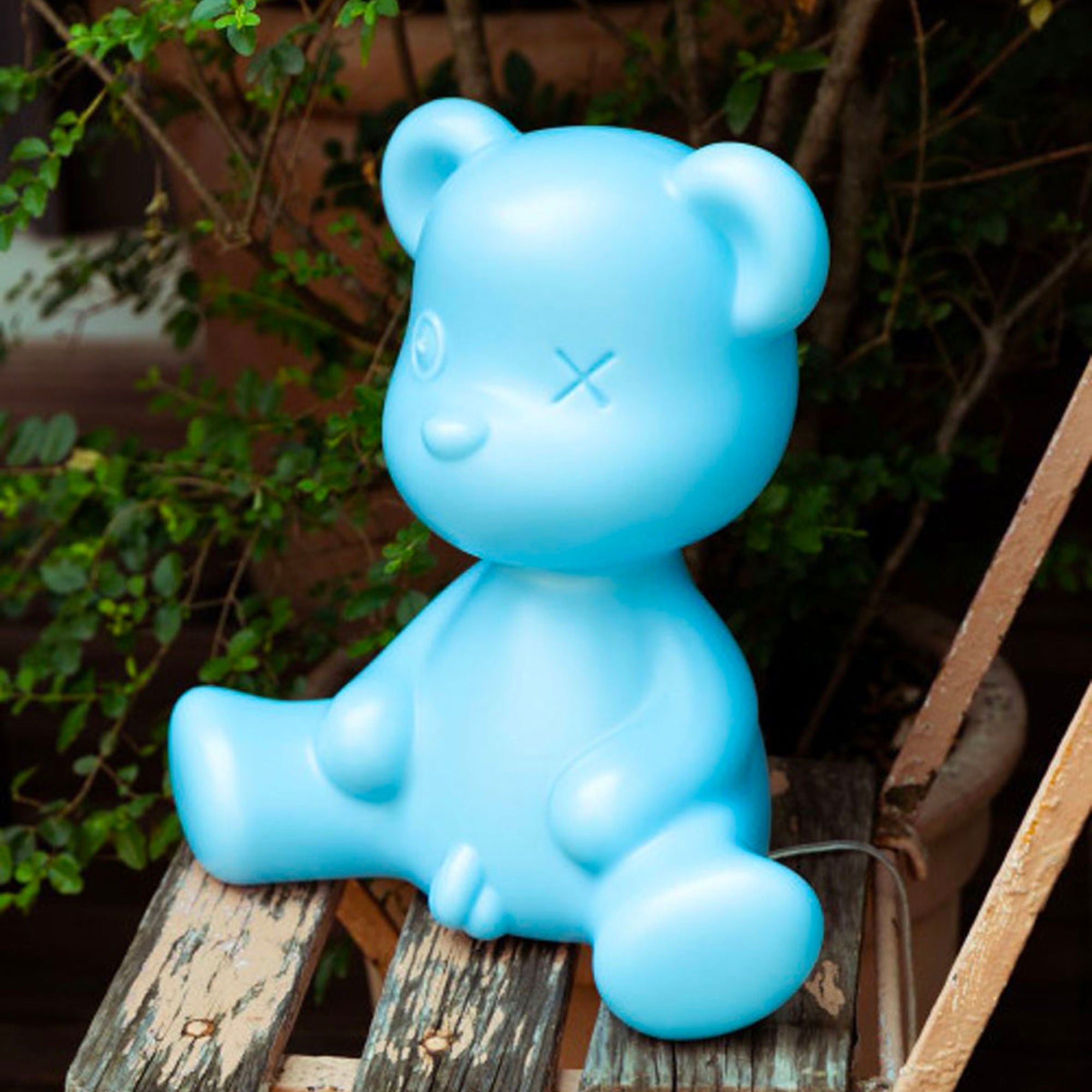 Teddy Boy Lamp - Light Blue