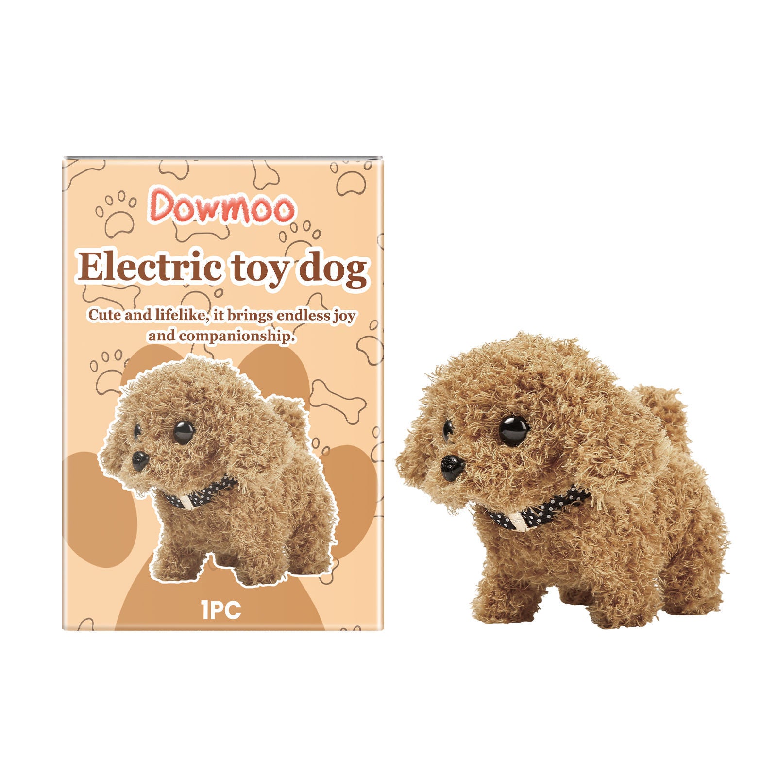Creative Electric Toy Dog, Plush Soft, Realistic Puppy Behavior, Fun & Durable ,1pcs