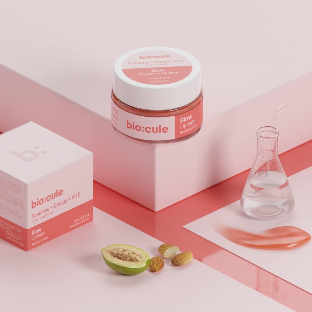 مرطب الشفاه Biocule Glow: سكوالين + أوميغا + فيتامين E 12 جم