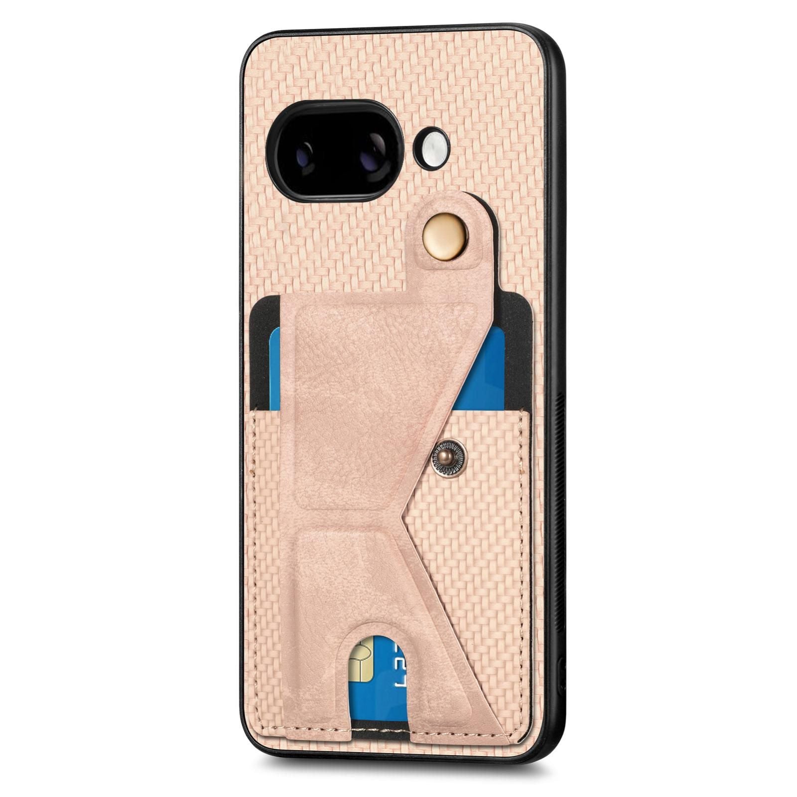 Carbon Fiber Wallet Case For Google Pixel 9a