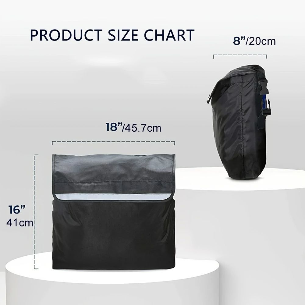 Wheelchair Bag Wheelchair Rear Storage Bag Electric Wheel Chair Accessories