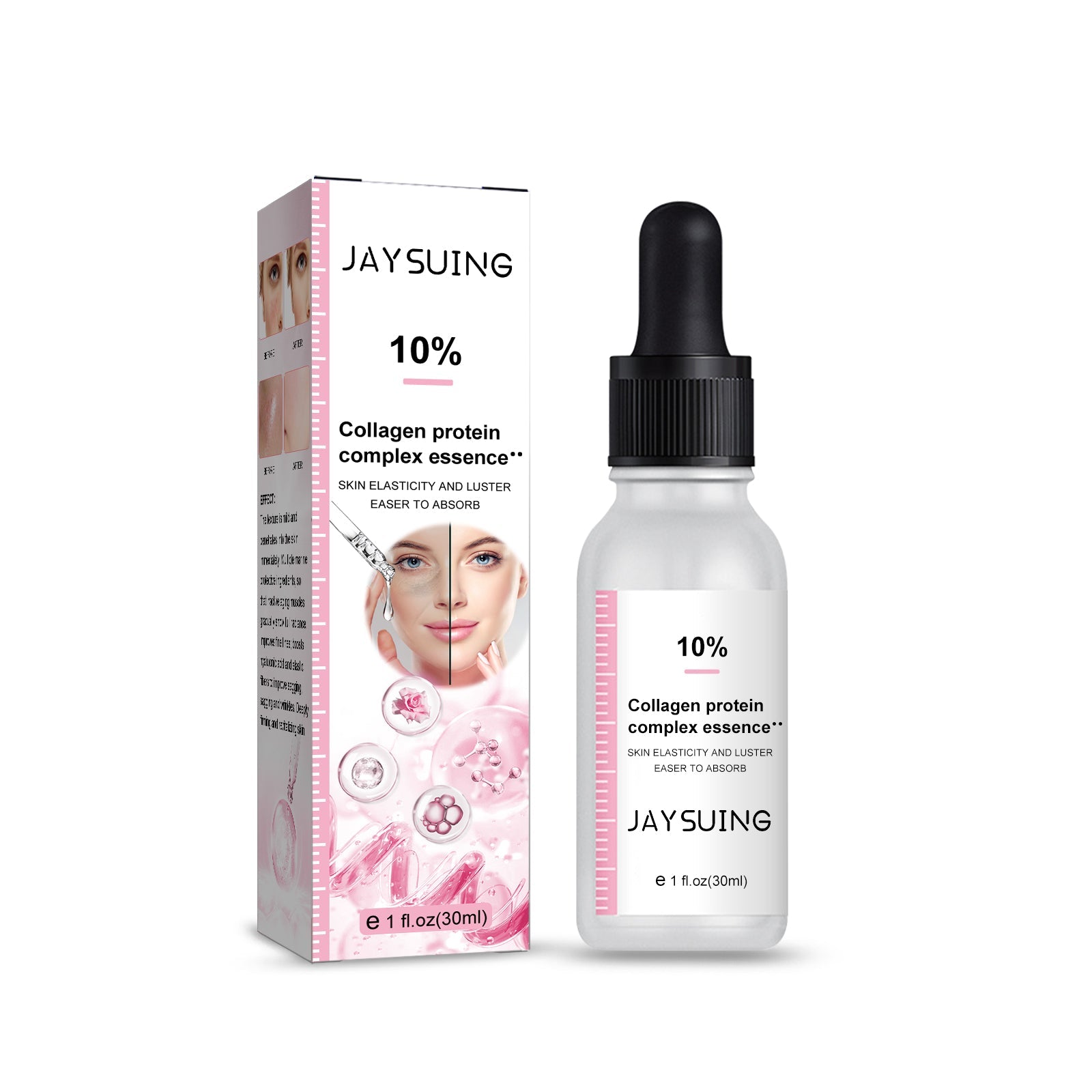 Collagen Serum, Shrink Pores, Moisturize Tighten Skin, Anti-Aging, Glow ,30ml