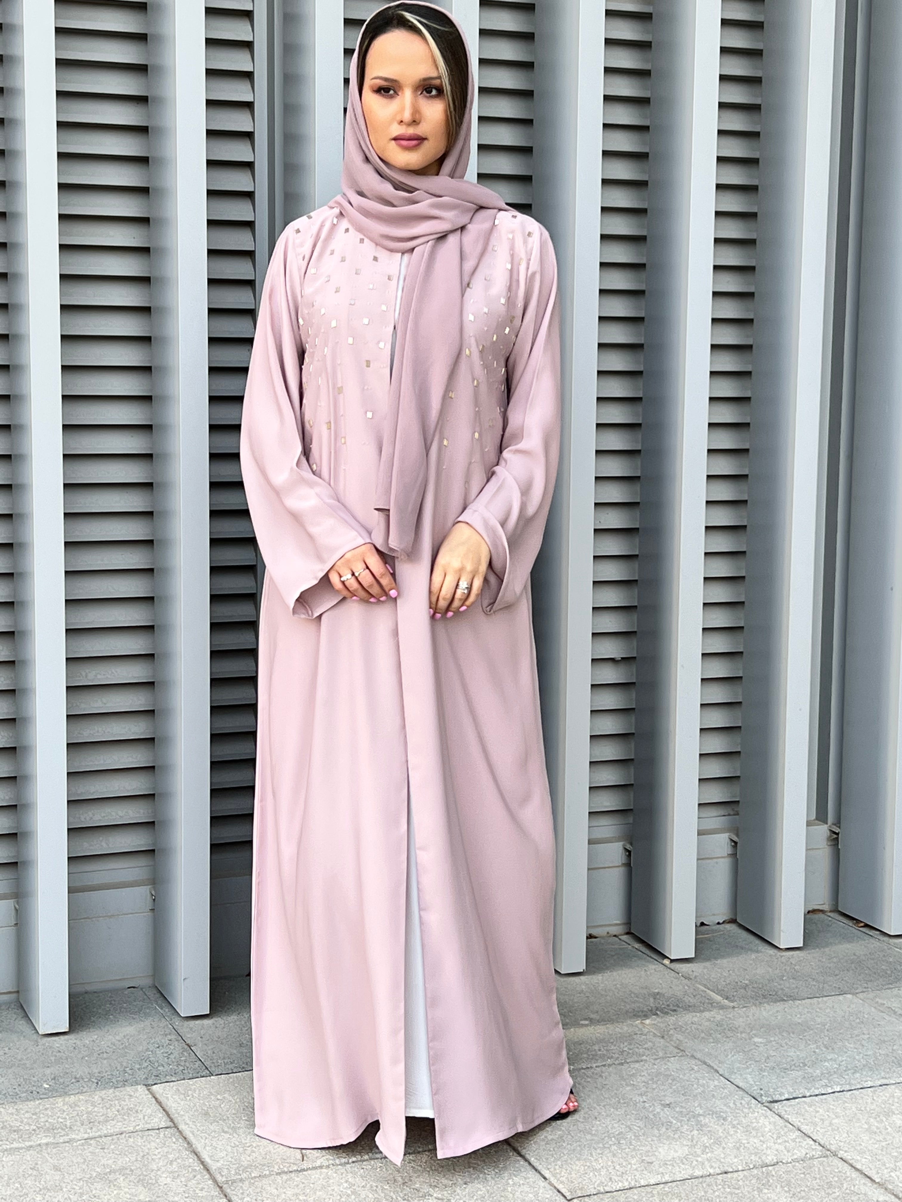 MOiSTREET Pink Korean Nada Abaya