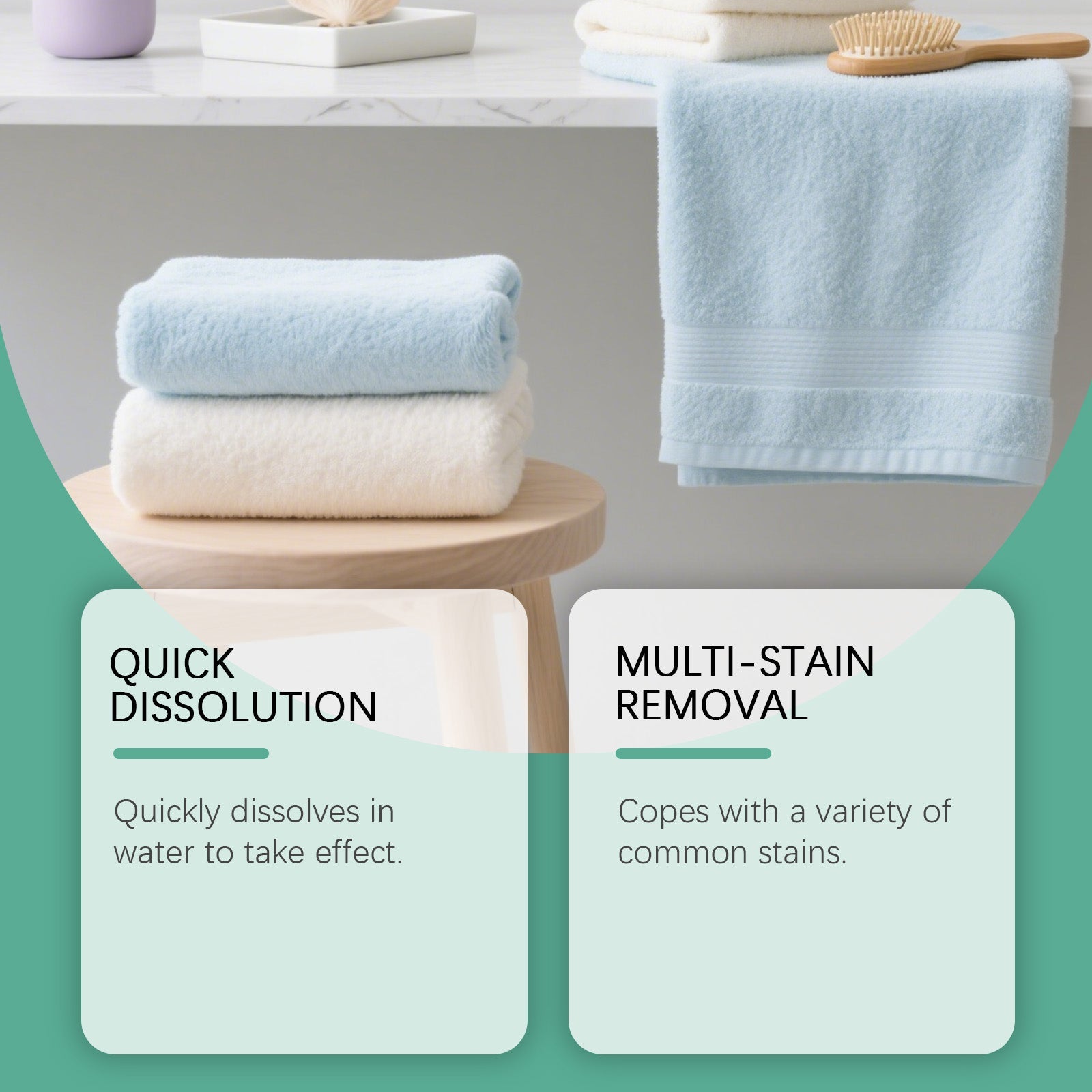 Deep Cleaning Laundry Tablets, Remove Stains, Fresh Clothes, Eco-Friendly ,30pcs
