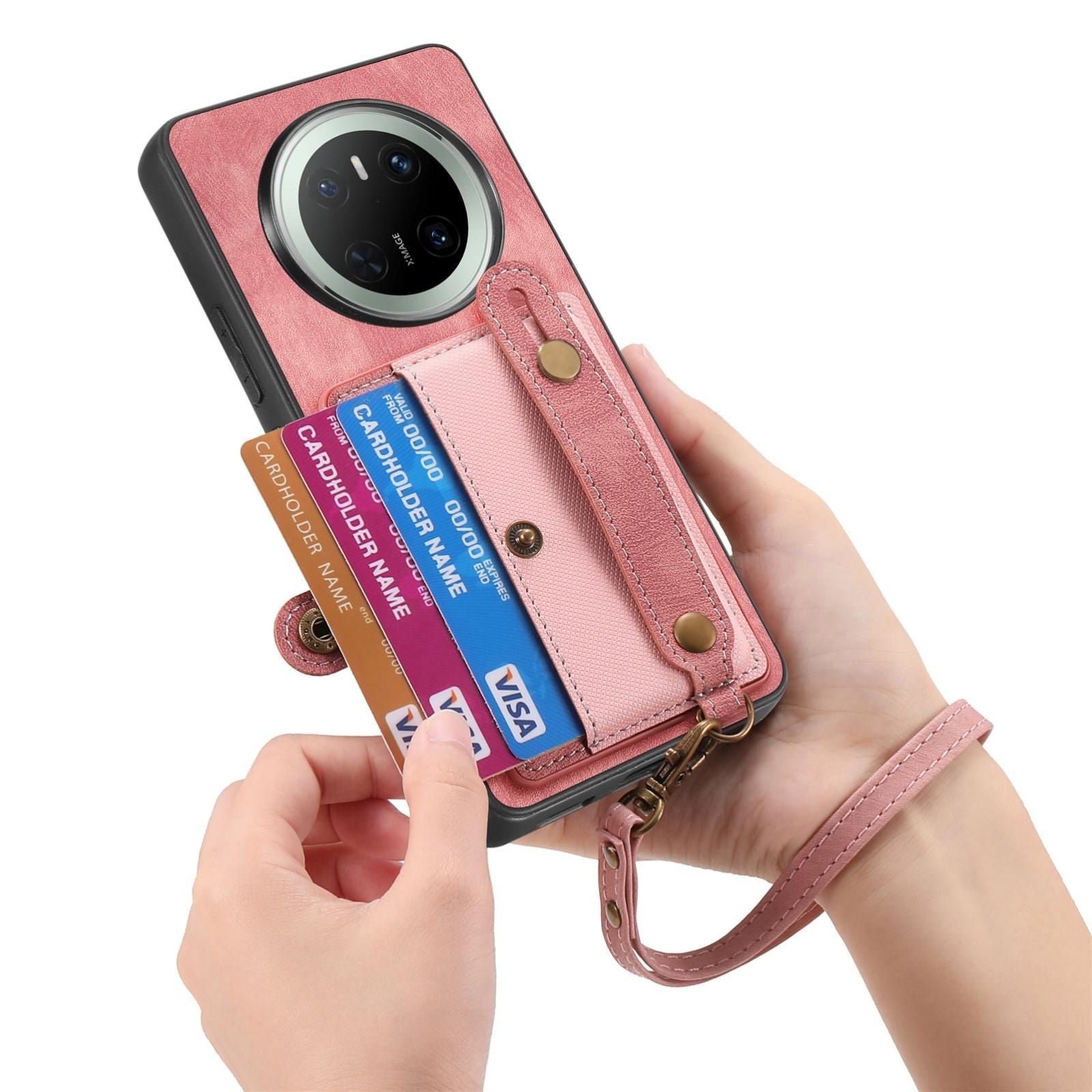 Retro Card Wallet Case For Huawei Mate 70