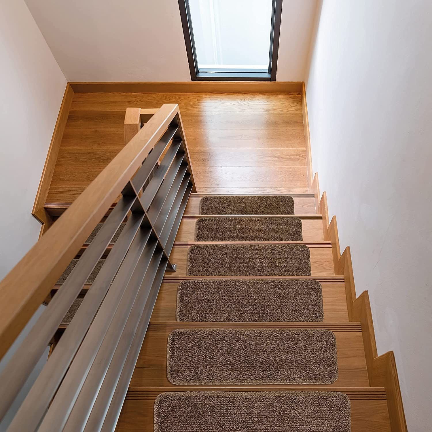 AIESY® Beautiful Microfiber Anti Slip Utility Ribbed Stair Treads
