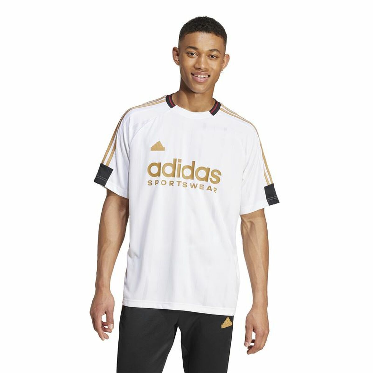 Men’s Short Sleeve T-Shirt Adidas House Of Tiro Nations Pack White