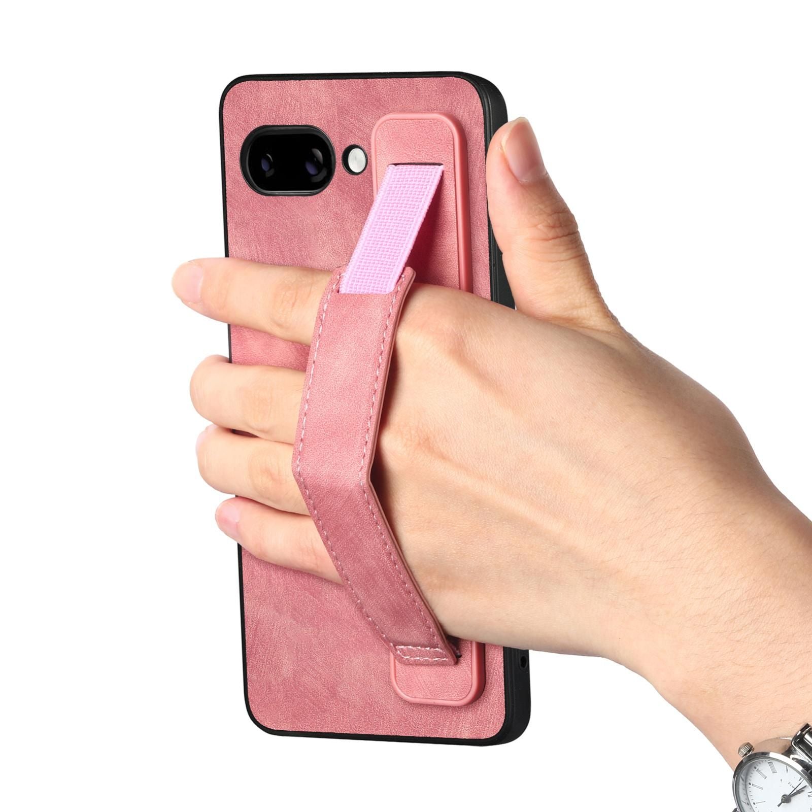 Retro Wristband Leather Case For Google Pixel 9a