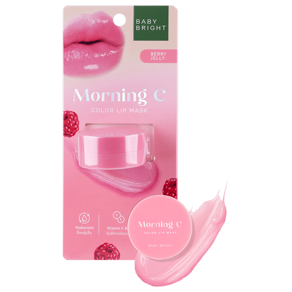 قناع الشفاه Morning C Color Lip Mask 3.8g Baby Bright (M) Berry Jelly
