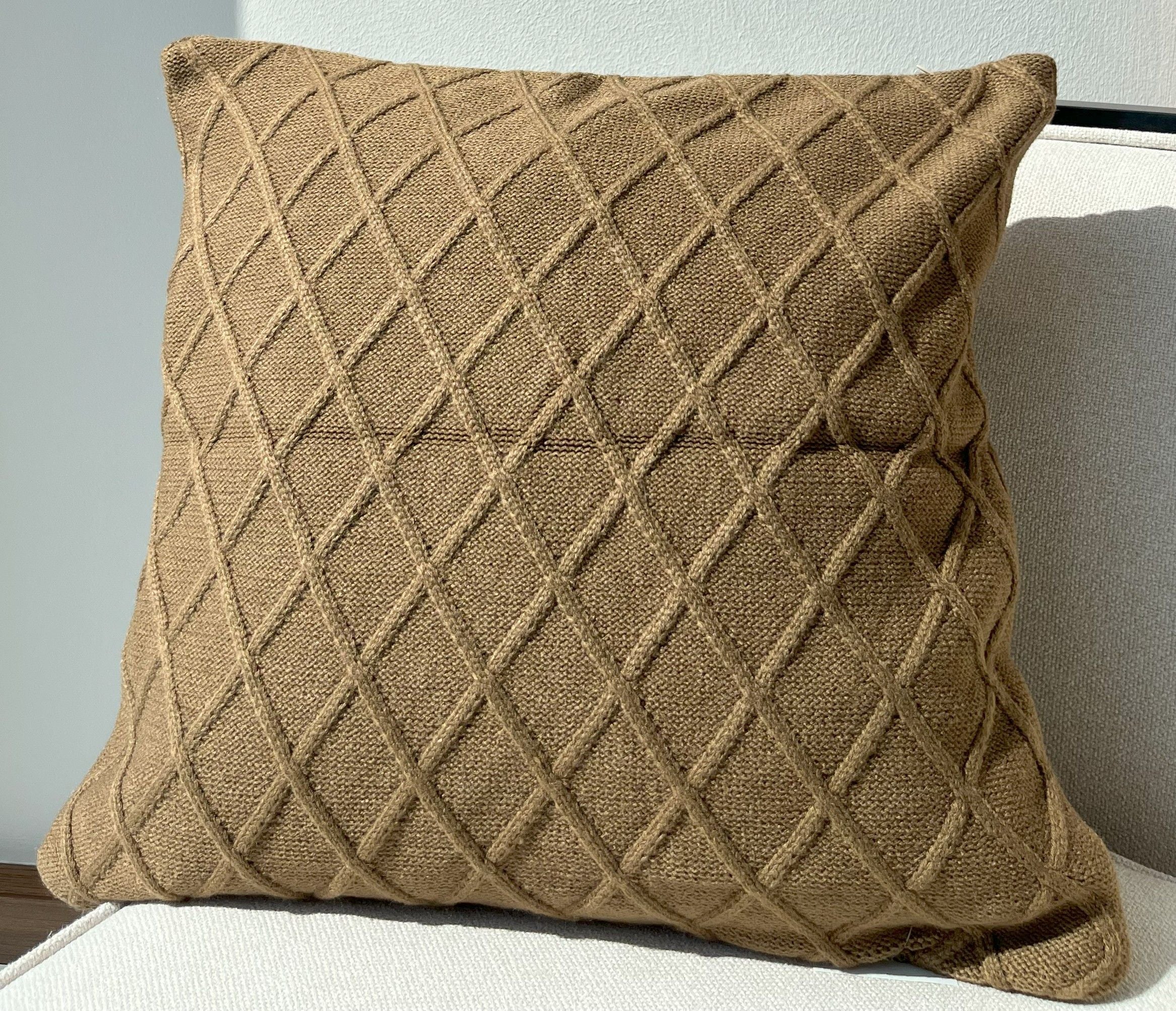 Textured Embroidered Decorative Cushion Cover