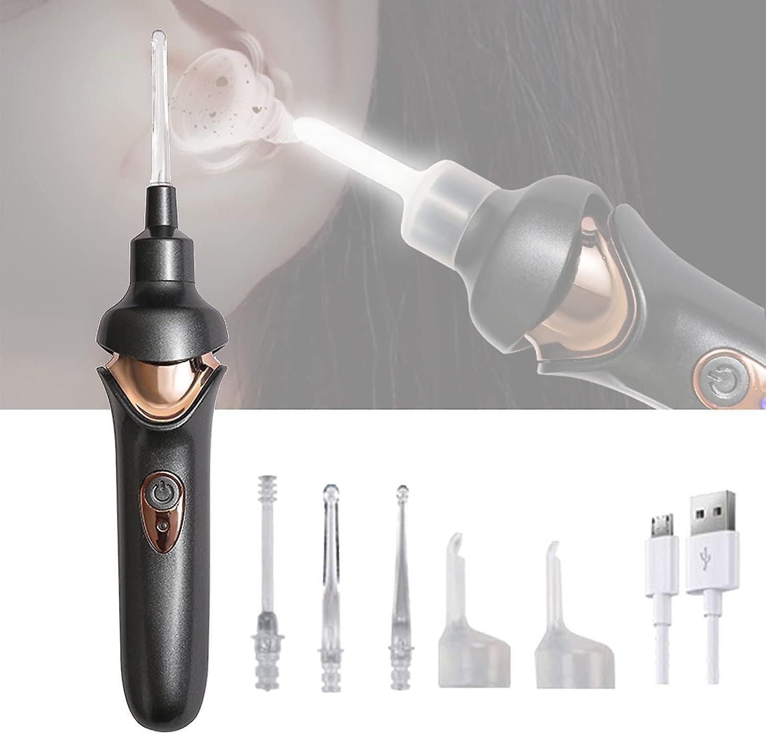 Electric Ear Cleaner Vacuum Earwax Removal Suction Cleaning Device