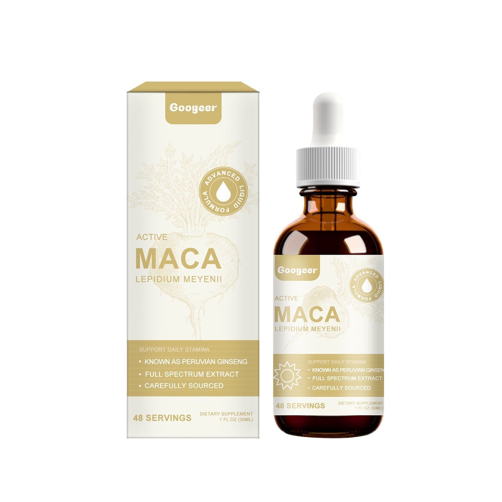 Active Maca Drops for Male Energy Boost, Natural Body Care, Stress Relief ,30ml