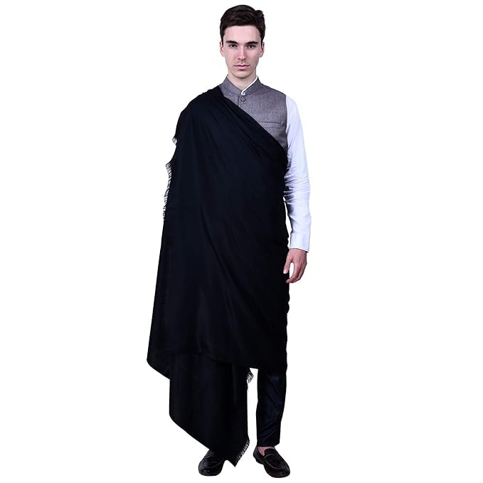 Men's Woven Wool Shawl/lohi