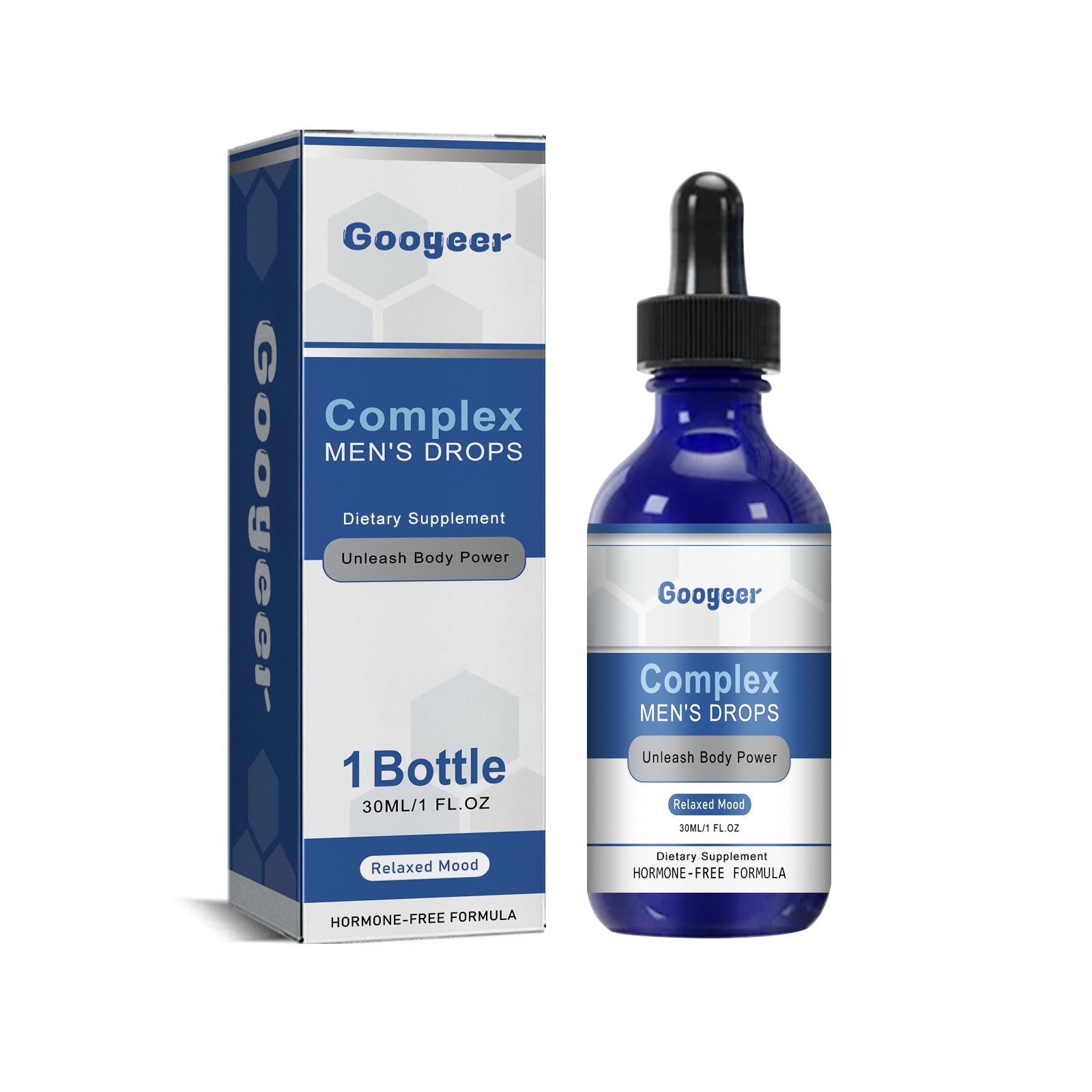 Boost Male Vitality with Natural Body Care Drops, Enhance Performance, 600mg ,30ml