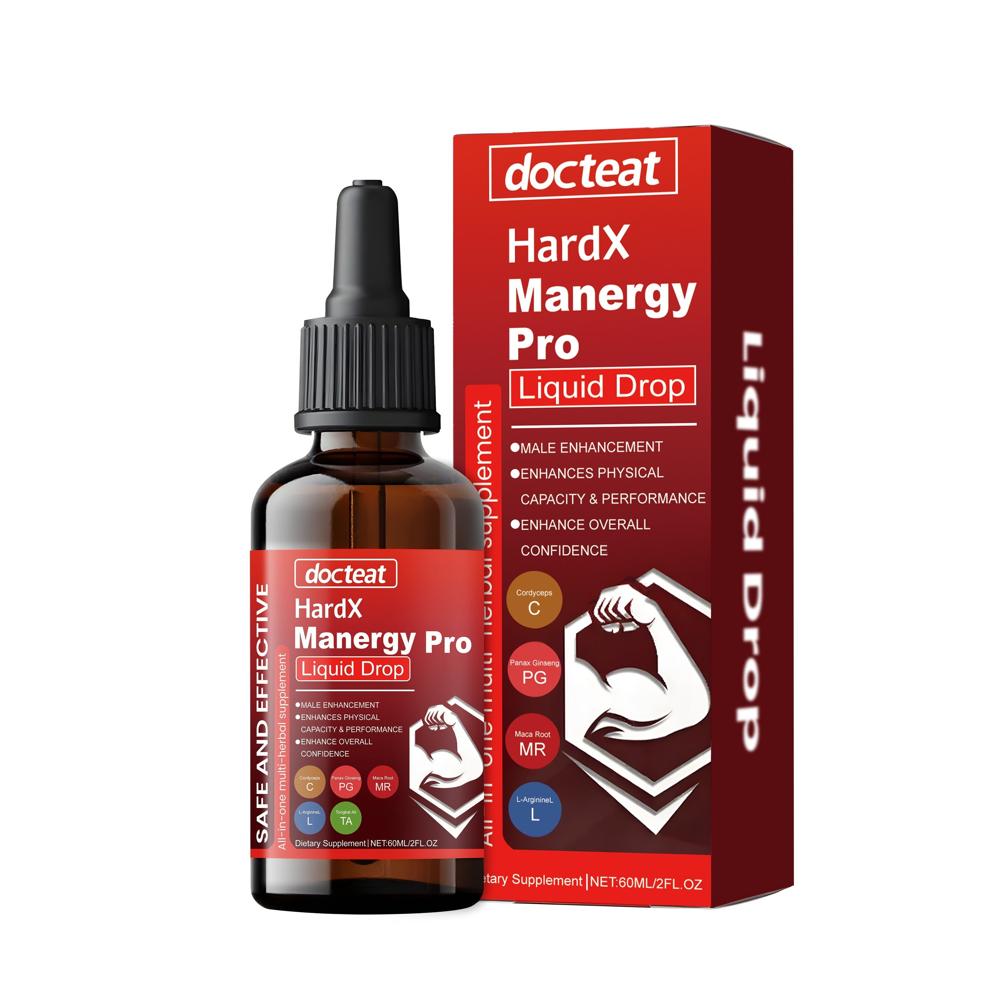 Boost Male Energy and Endurance with Natural Body Care Support Drops ,60ml