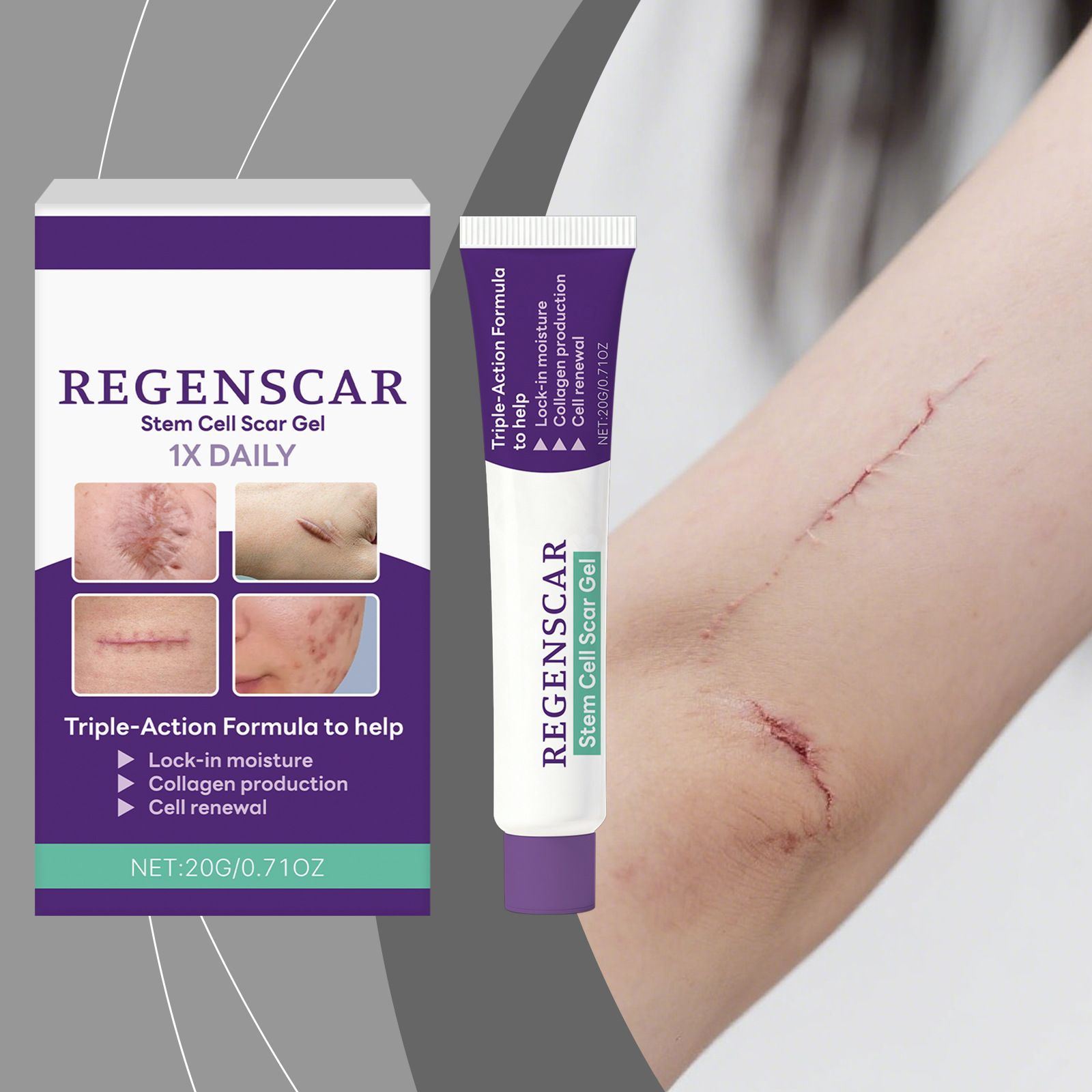 Moisturizing Skin Care Gel Lightweight 20g