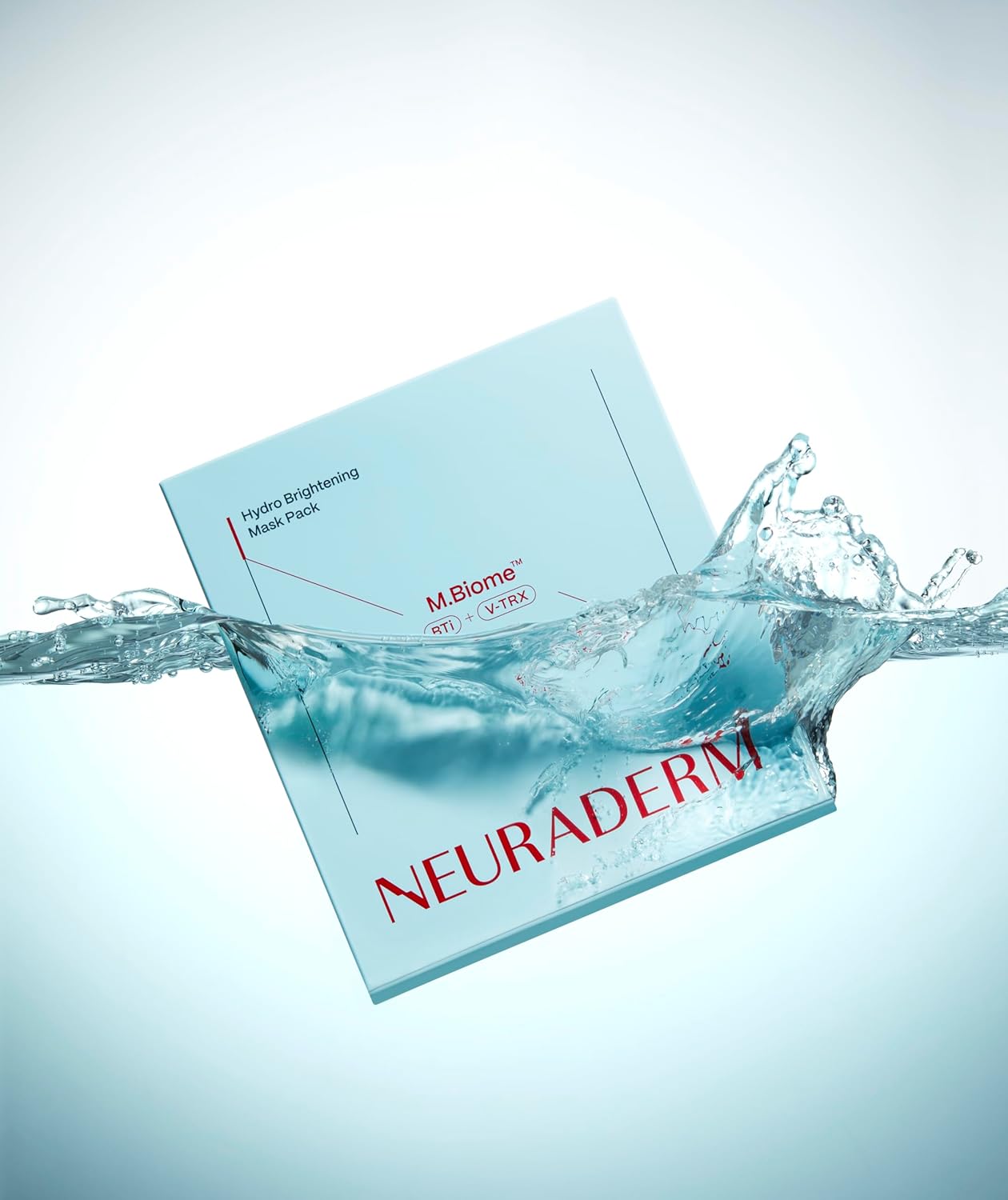 Hydro Brightening Facial Sheet Mask, Glowing Radiant Complexion Serum Moisturizing Skincare (Pack of 5)