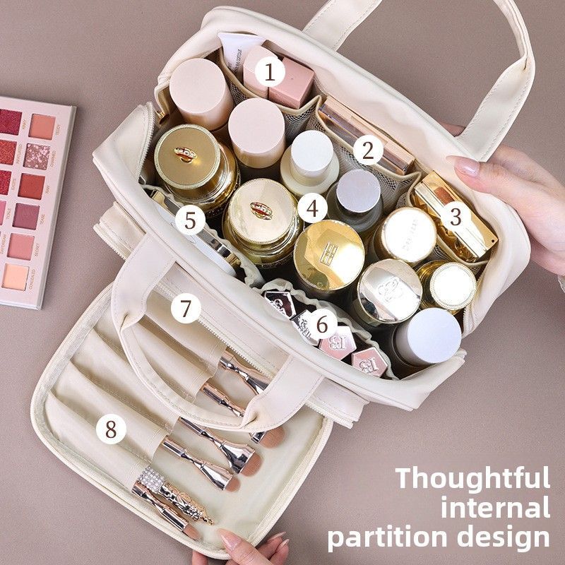 Large PU Travel Makeup Bag