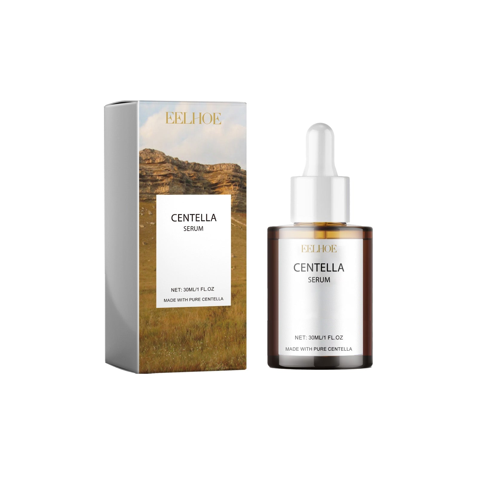 Centella Serum, Hydrating Moisturizer for Dry Skin, Brightening, Soothing, Deep Nourishment ,30ml