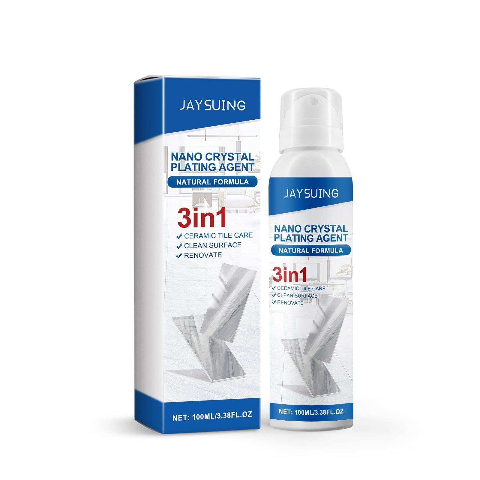 Nano Crystal Spray for Tile Care, Scratch Repair, Brighten & Waterproof, Easy to Use ,100ml