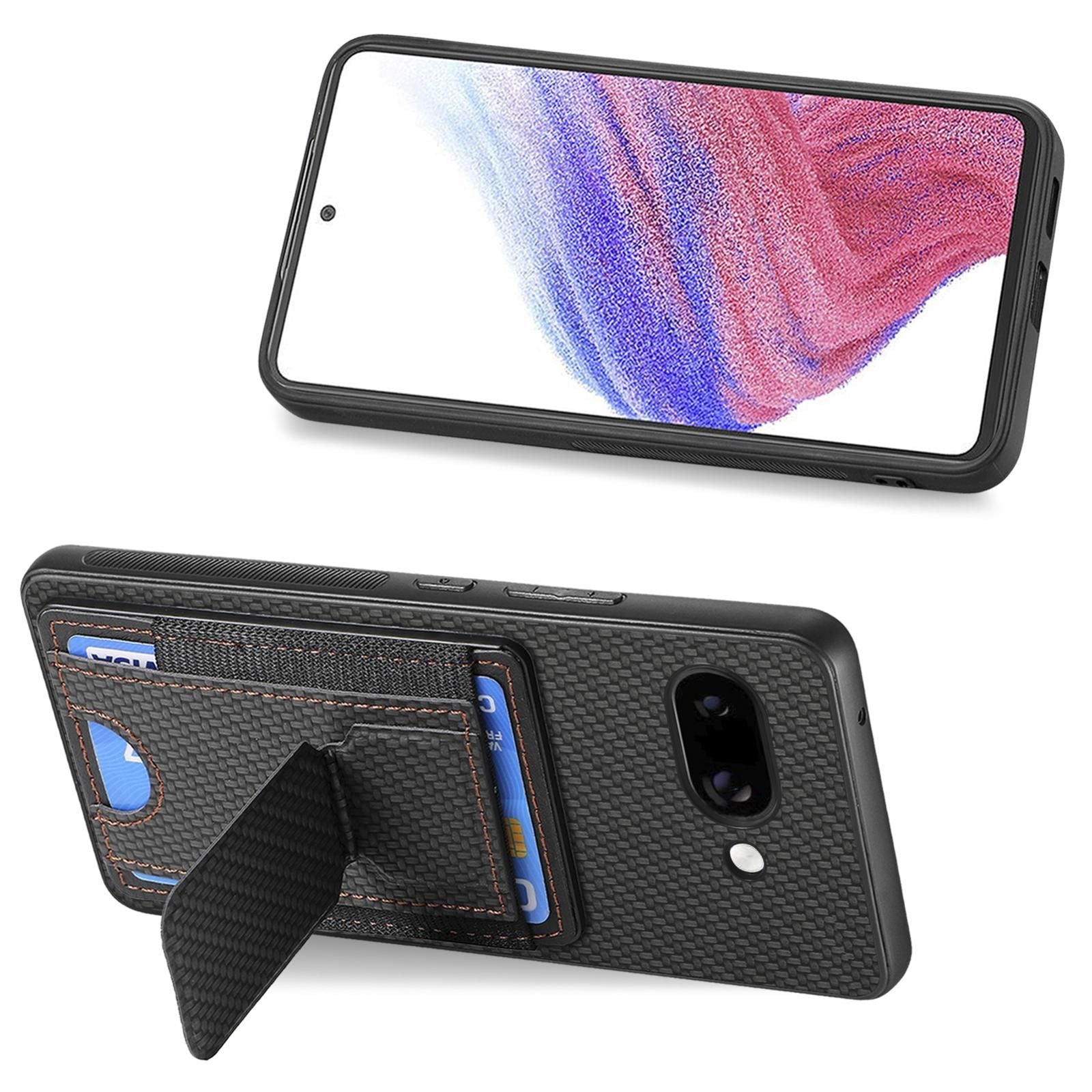 Carbon Fiber Stand Case For Google Pixel 9a
