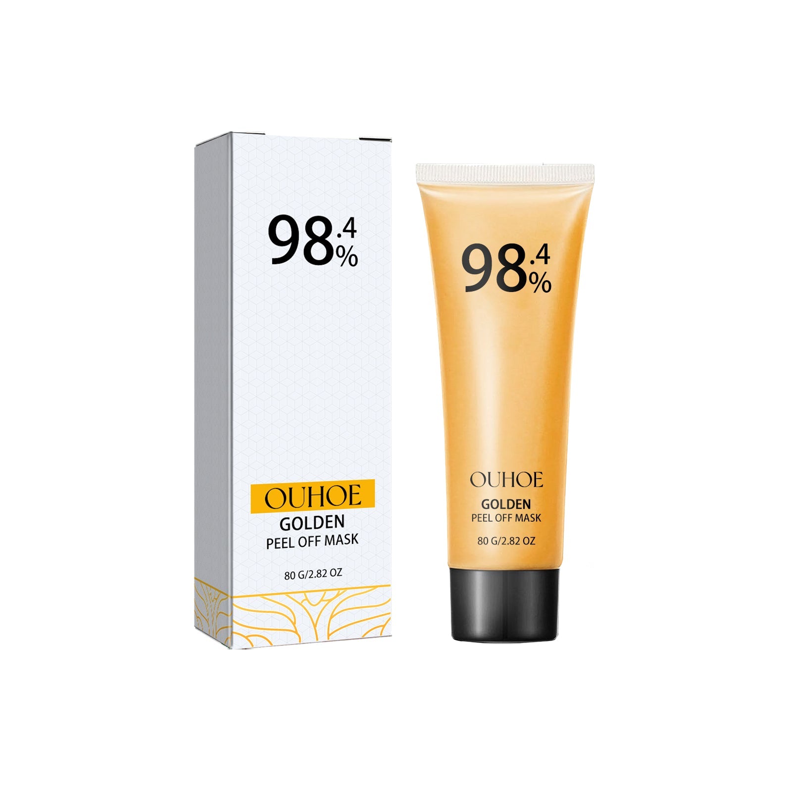 24K Gold Peel Mask for Clear Skin, Blackhead Removal, Anti-Aging, Deep Clean ,80g