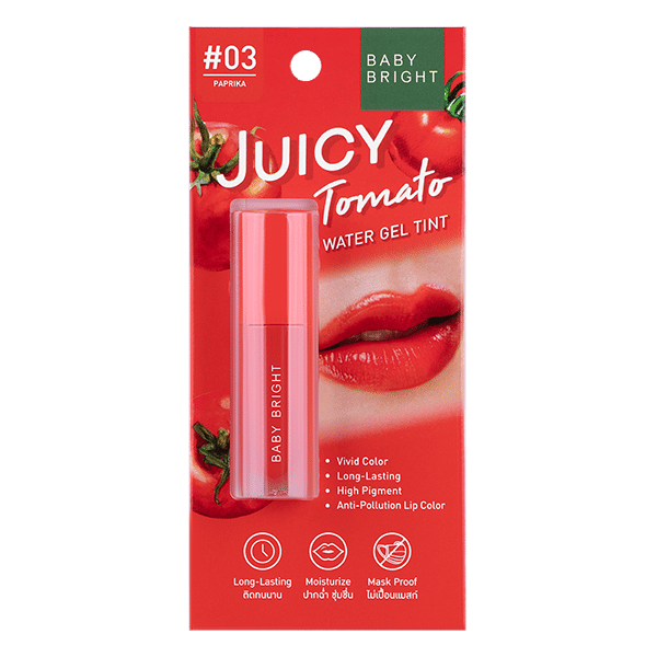 JUICY TOMATO WATER GEL TINT 2.5G BABY BRIGHT (M) #03 PAPRIKA
