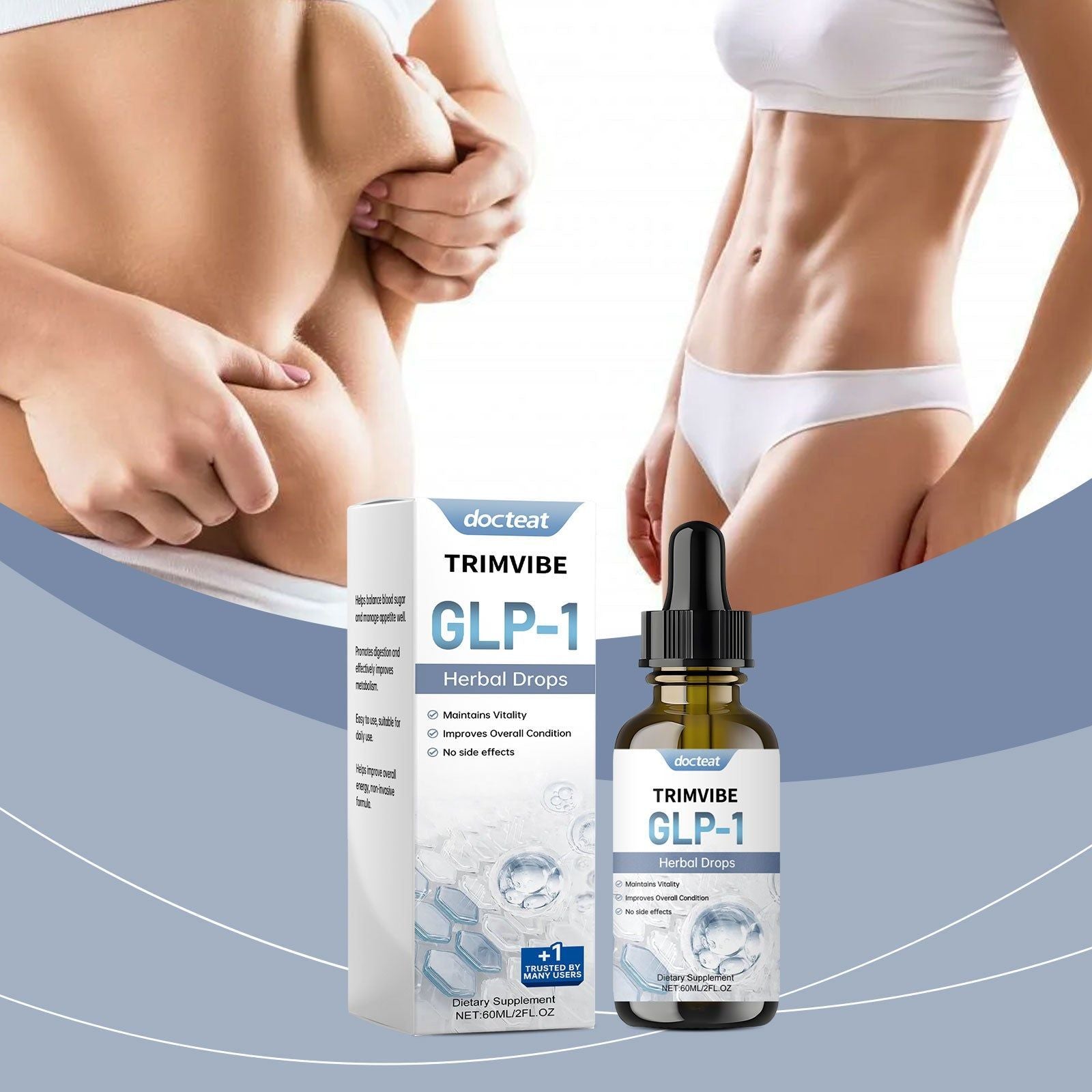 Boost Your Body Care with Herbal Vitality Drops, Support Digestion and Blood Sugar ,60ml