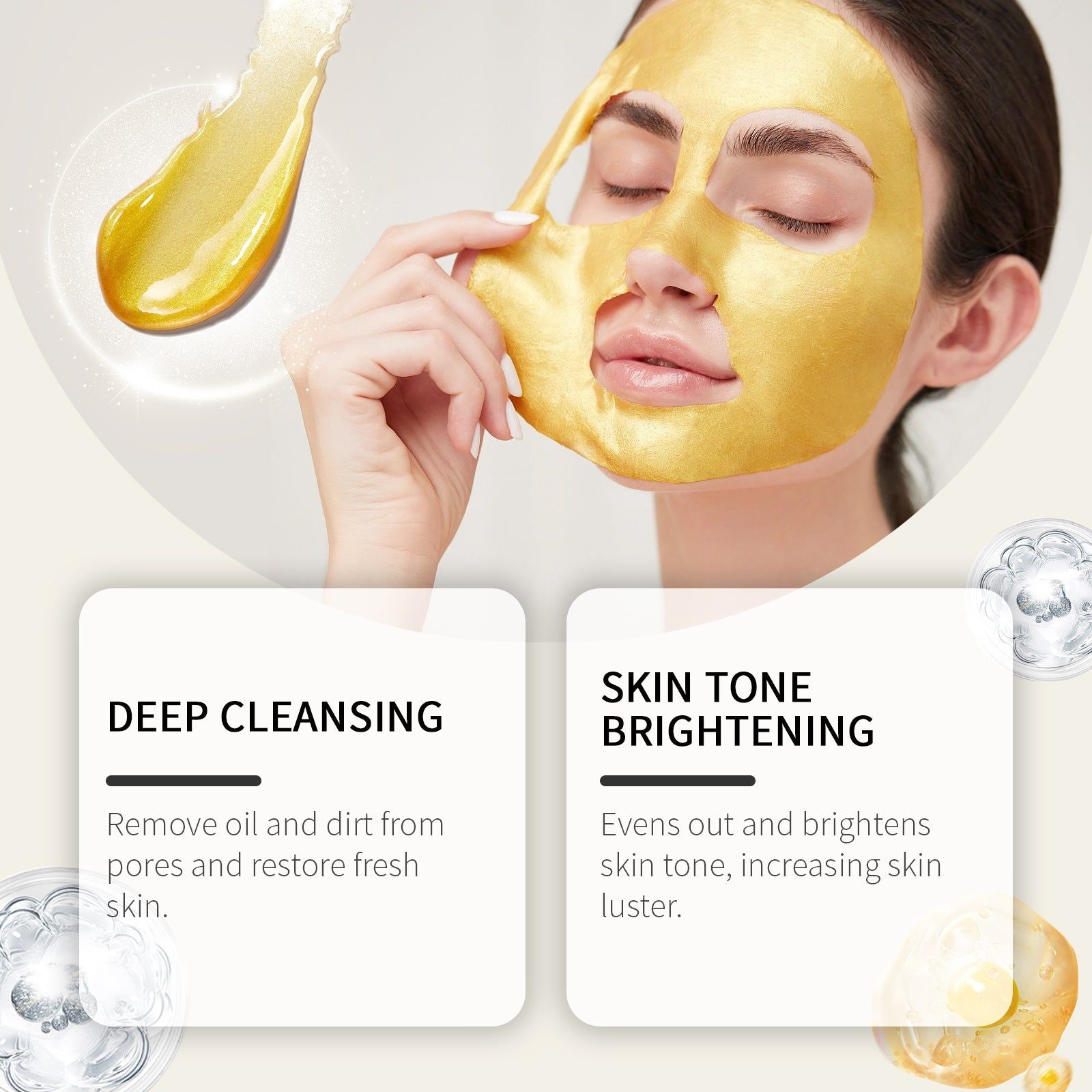 Collagen Tear Mask, Facial Care, Hydrating, Brightening, Gentle Skin Mask ,100g