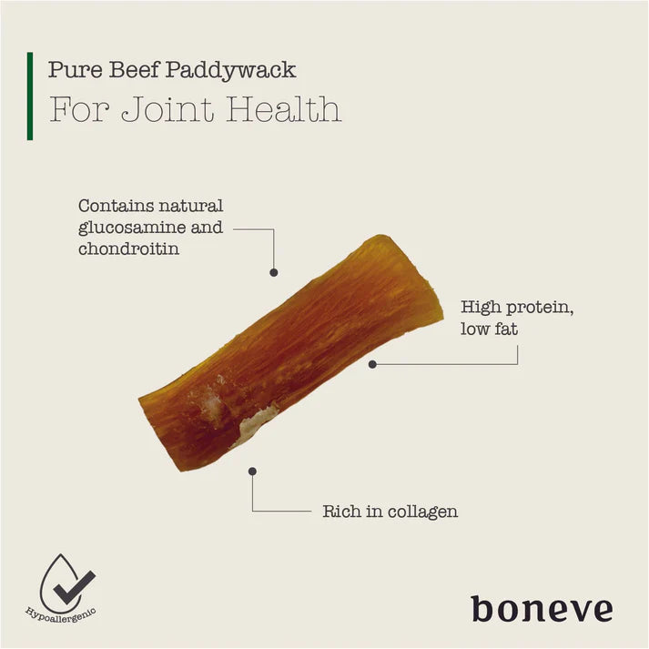 Boneve Air-Dried Free-Range Grass-Fed Beef Paddywhack Dog Treat - 100G