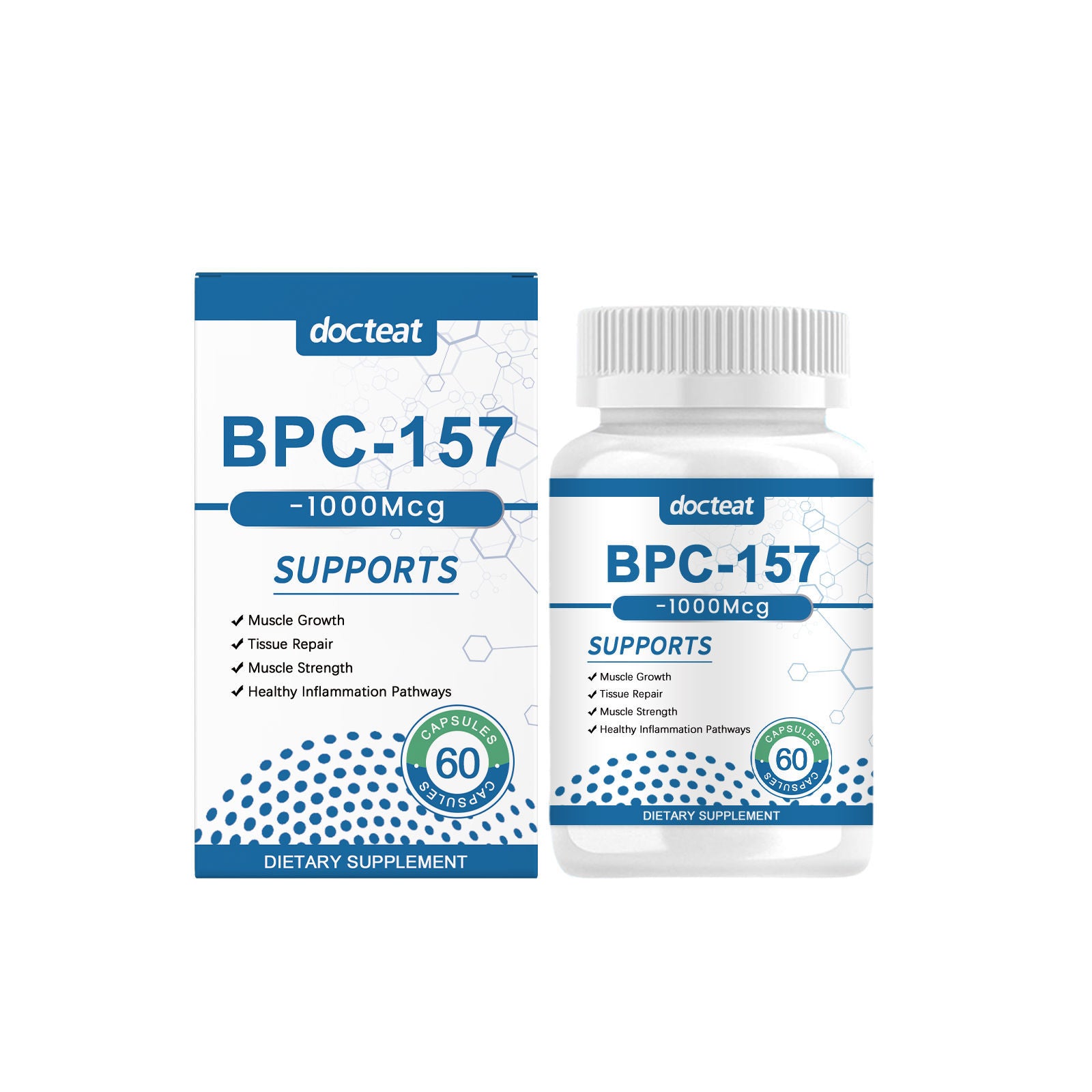 Boost Your Body Care with BPC-157 Capsules for Rapid Tissue Repair ,60pcs