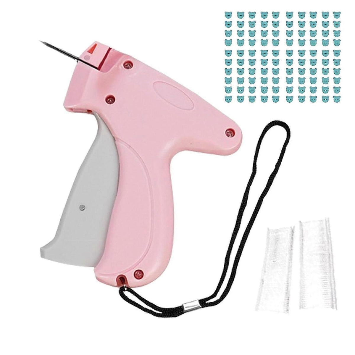 Clothing Repair Kit With 100 Micro Fasteners and Thin Needles