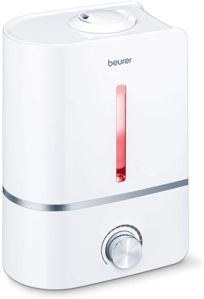 BEURER LB45 Air Humidifier with ultrasonic atomisation | with Aroma Function |Suitable for Rooms up to 30m² | Quiet Operation