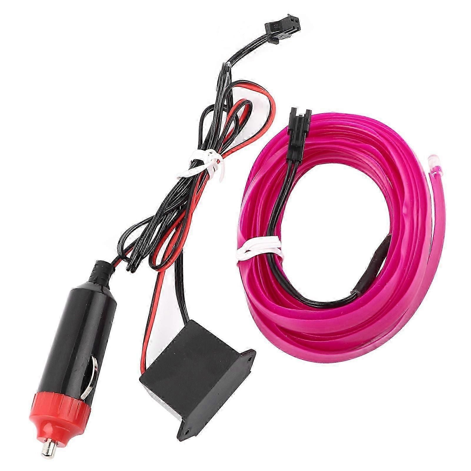 Car Decorative Light Strip Interior Lighting To Led El Cold Lamp Modification Partspurple