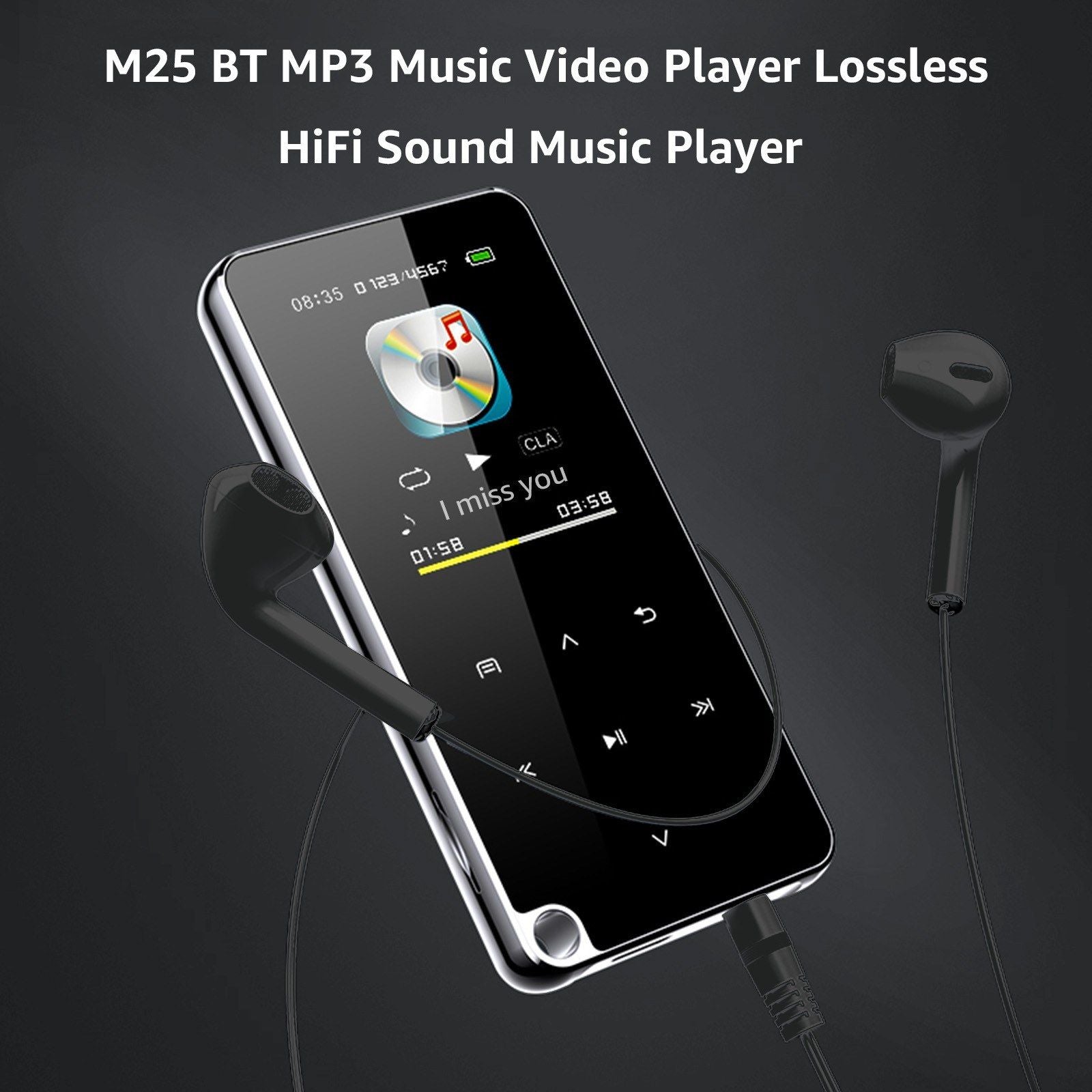 MP3 Music Player Lossless HiFi FM Redio MP5 Voice Recorder