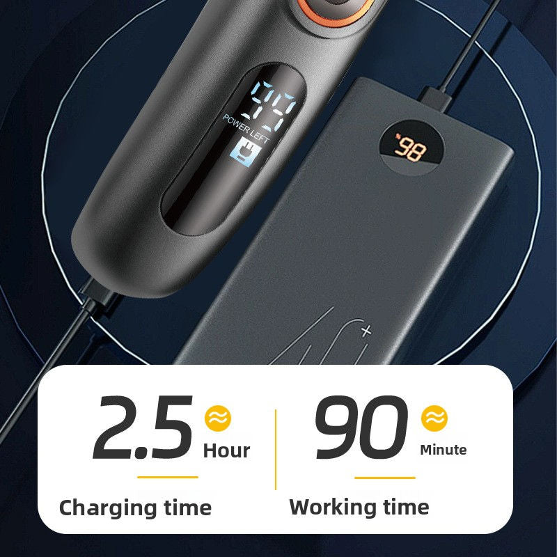 Titanium Blade Hair Clipper with USB Charging