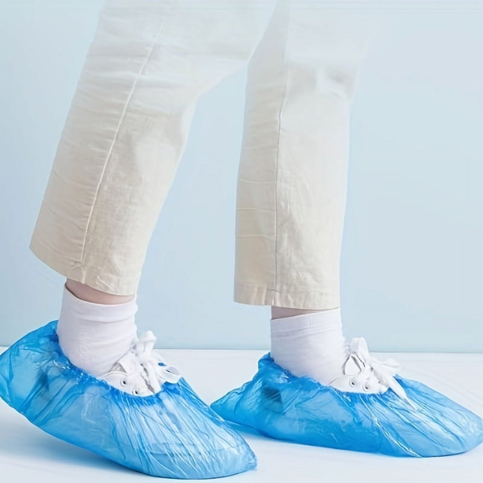 100pcs Disposable Shoe Covers Protective Shoe Covers Cleaning Hygiene Supplies