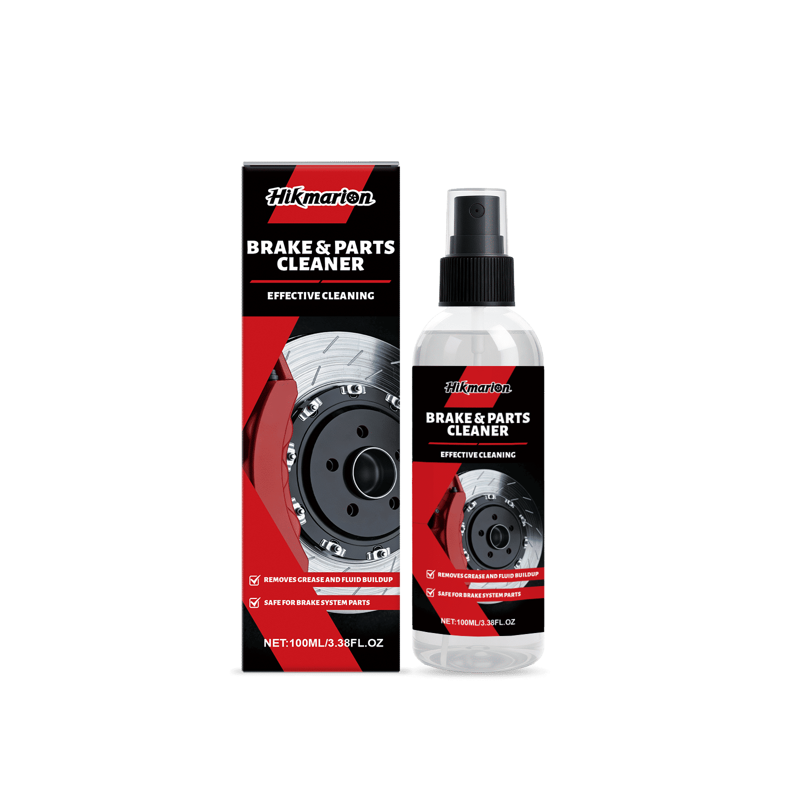 Car Care Brake Cleaner, Fast Sticky Residue Removal, Safe and Effective ,100ml