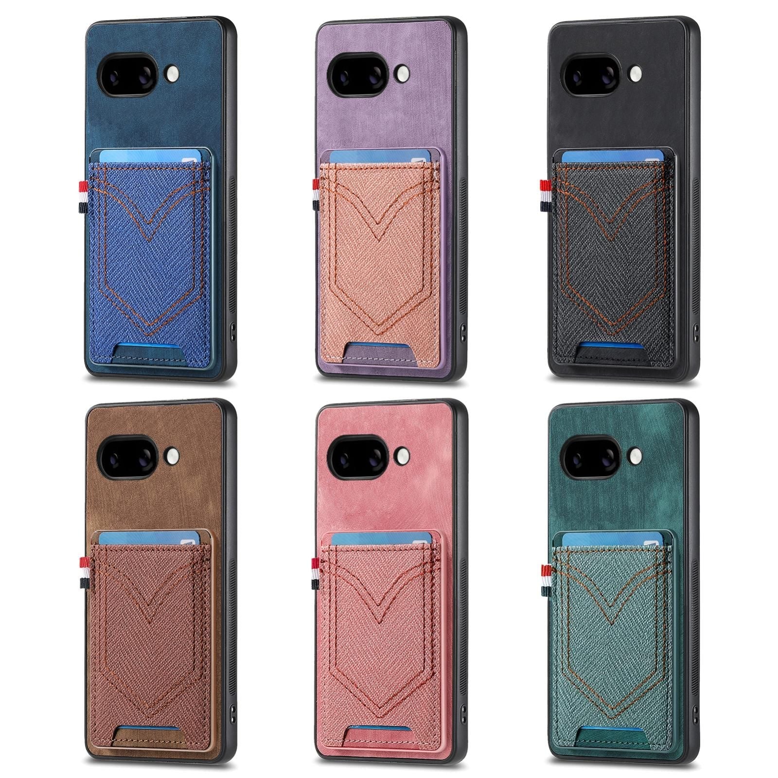 Retro Denim Phone Case For Google Pixel 9a