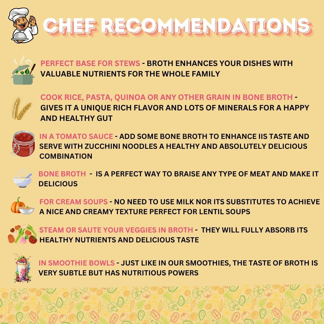 Fresh Beef Bone Broth - 500ml pack of 3