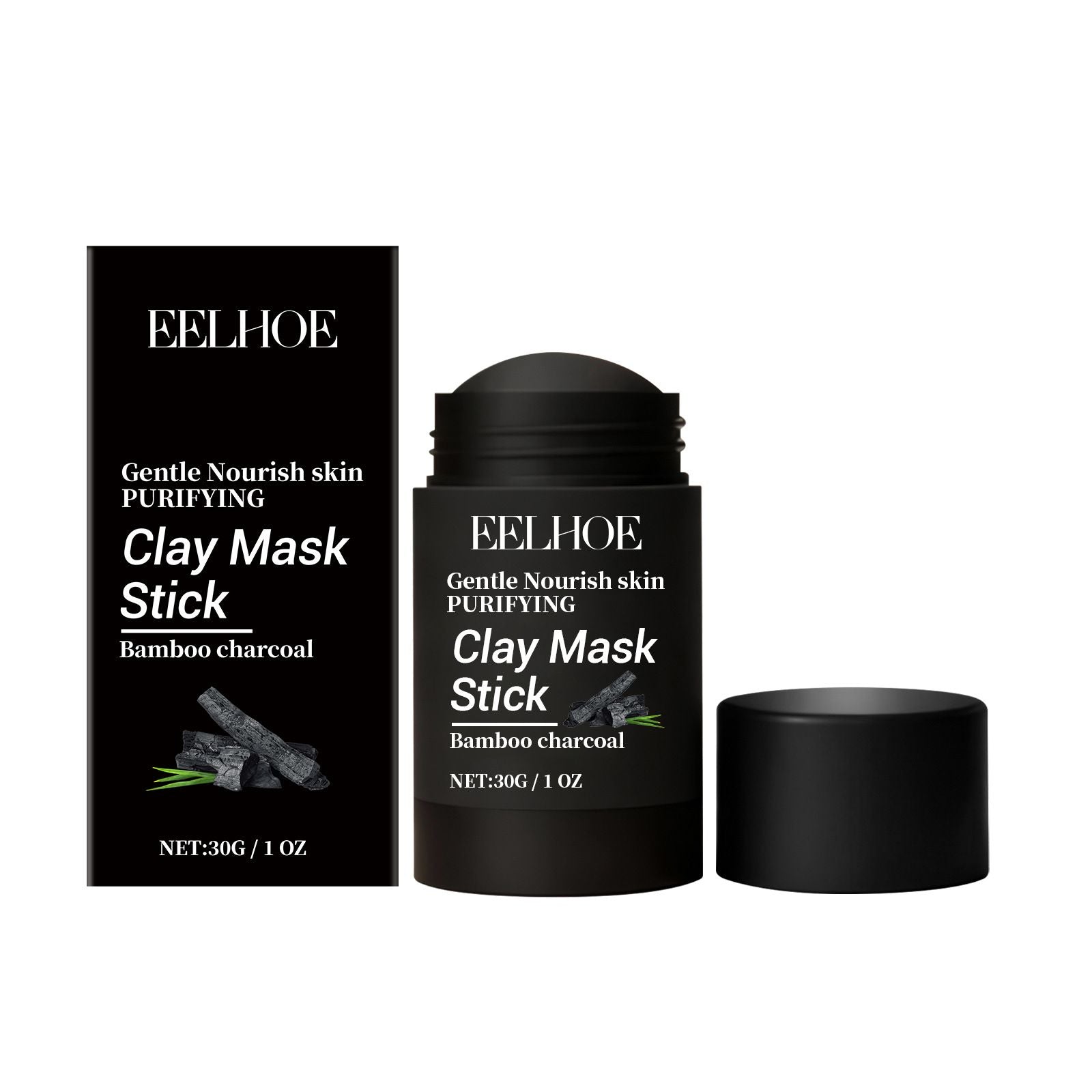 Charcoal Clay Mask Stick Deep Pore Clean Oil Control 30g