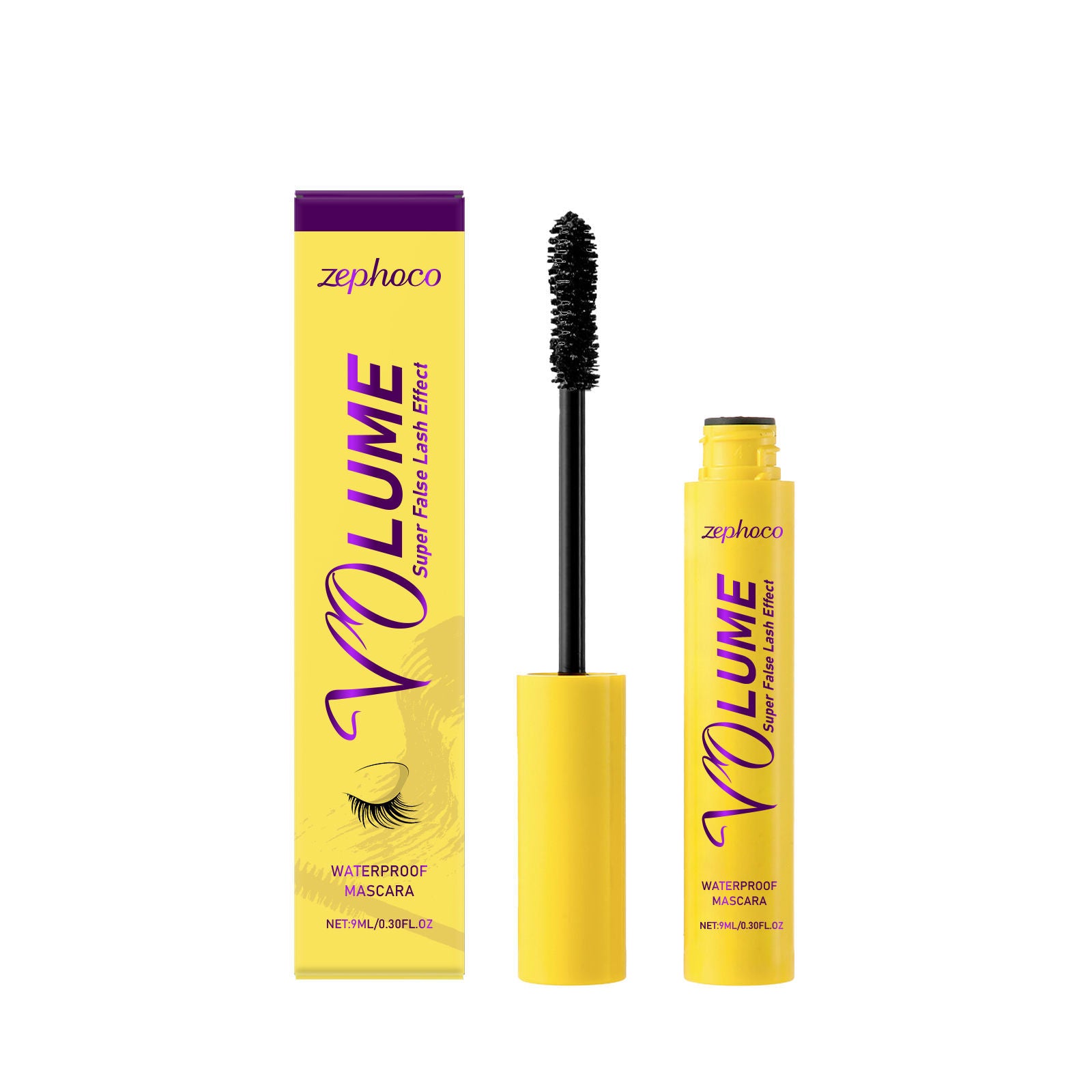 Black Mascara, Natural Beauty, Curling, No Clumping, Long-Lasting, Daily Wear ,9ml