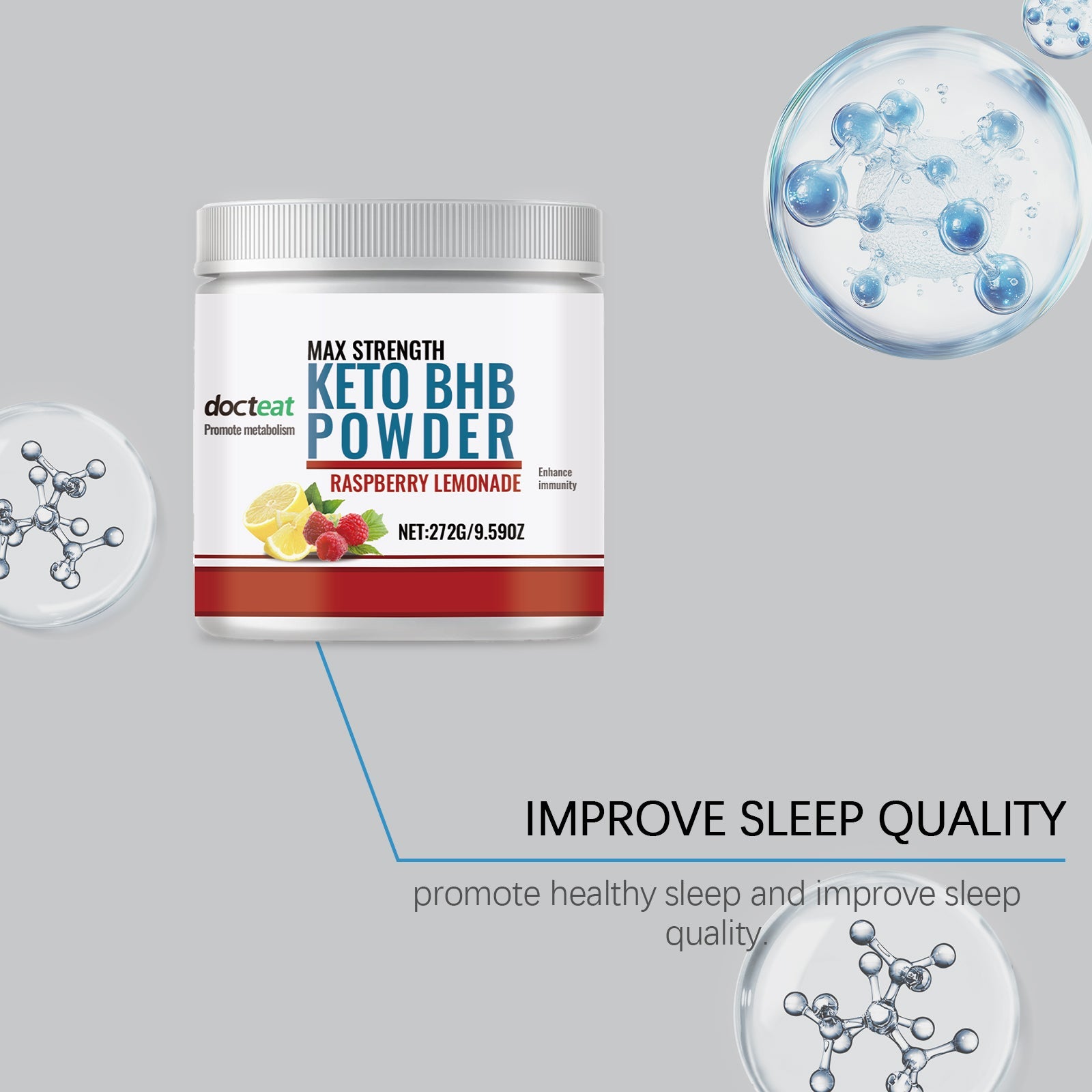 Boost Energy & Hydration with Electrolyte Powder, Ultimate Body Care ,272g