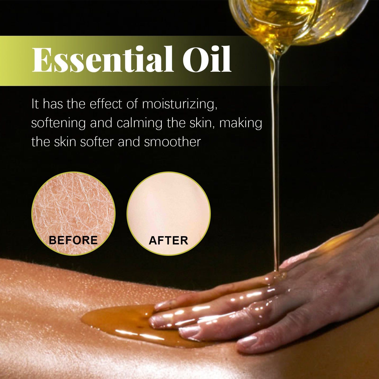 Lemongrass Essential Oil for Body Care, Moisturize, Relax, and Refresh Skin ,10ml/box