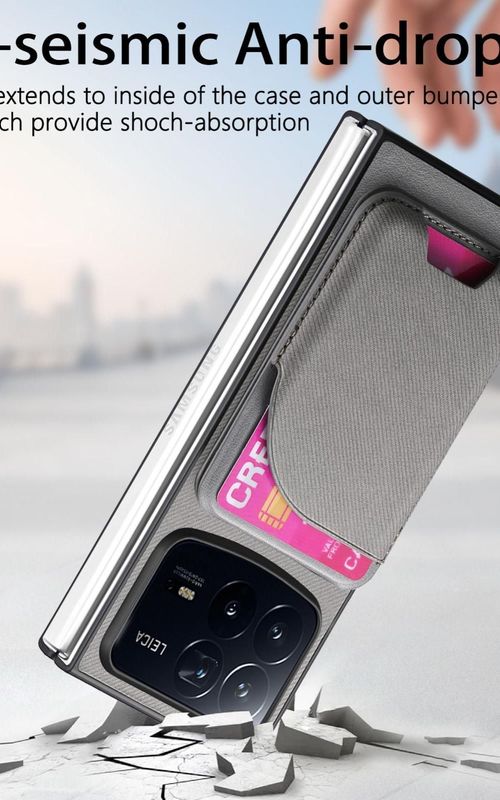 Twill Fabric Leather Skin Phone Case For Xiaomi Mix Fold 4