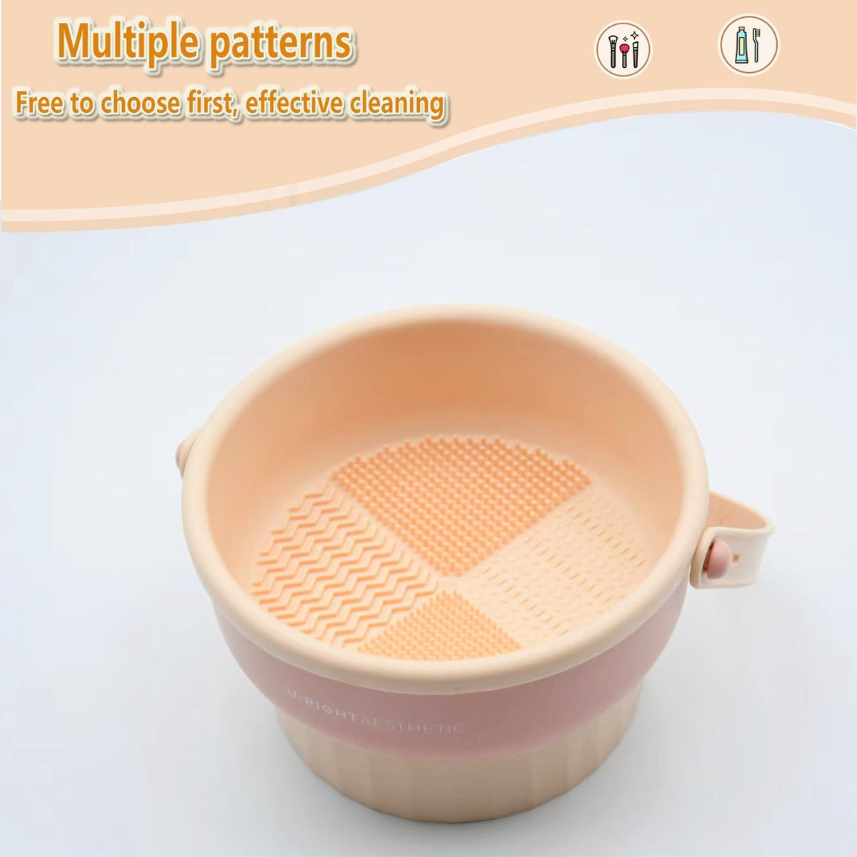 Makeup Brush Cleaning Mat Hanging Drying Rack Makeup Brush Cleaning Pad